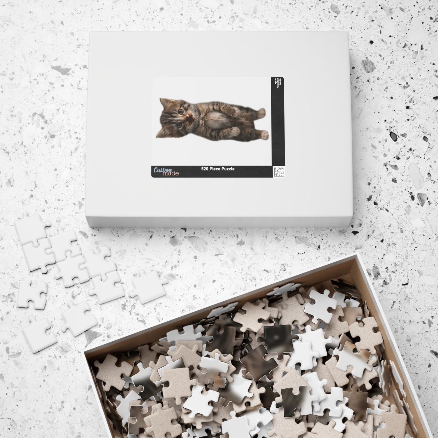 Cute Standing Tabby Kitten Jigsaw Puzzle