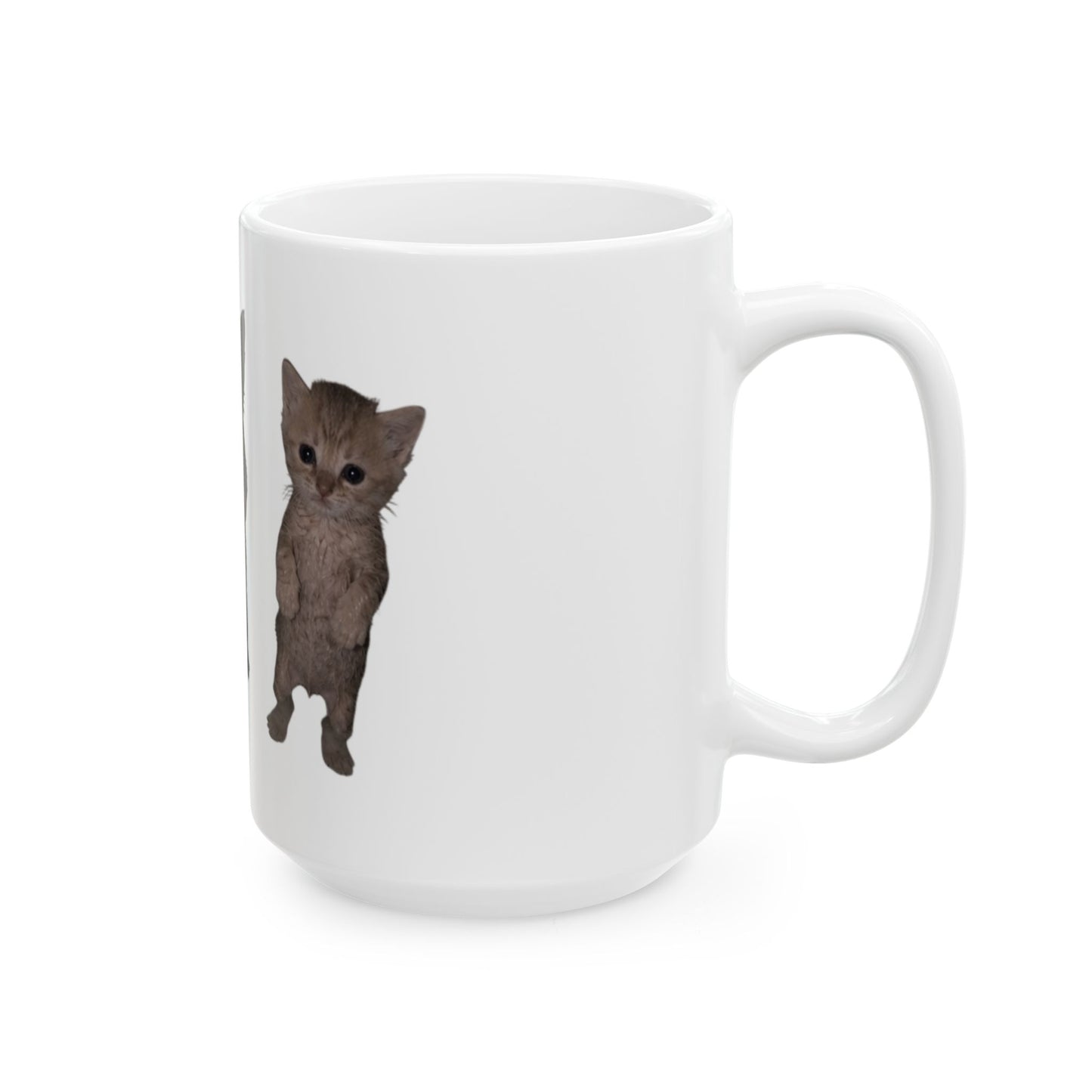 Cute Standing Kittens Ceramic Mug (11oz, 15oz)