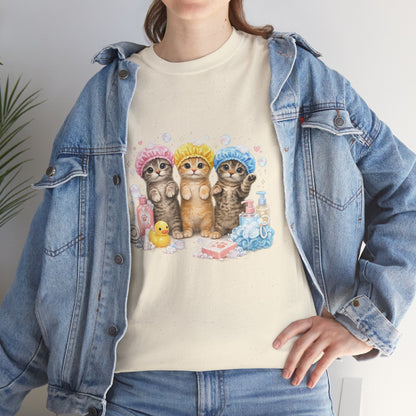 Cute Kittens Bath Time T-Shirt