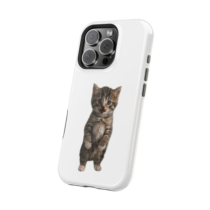 Cute Standing Kitten Magnetic Impact-Resistant Phone Case