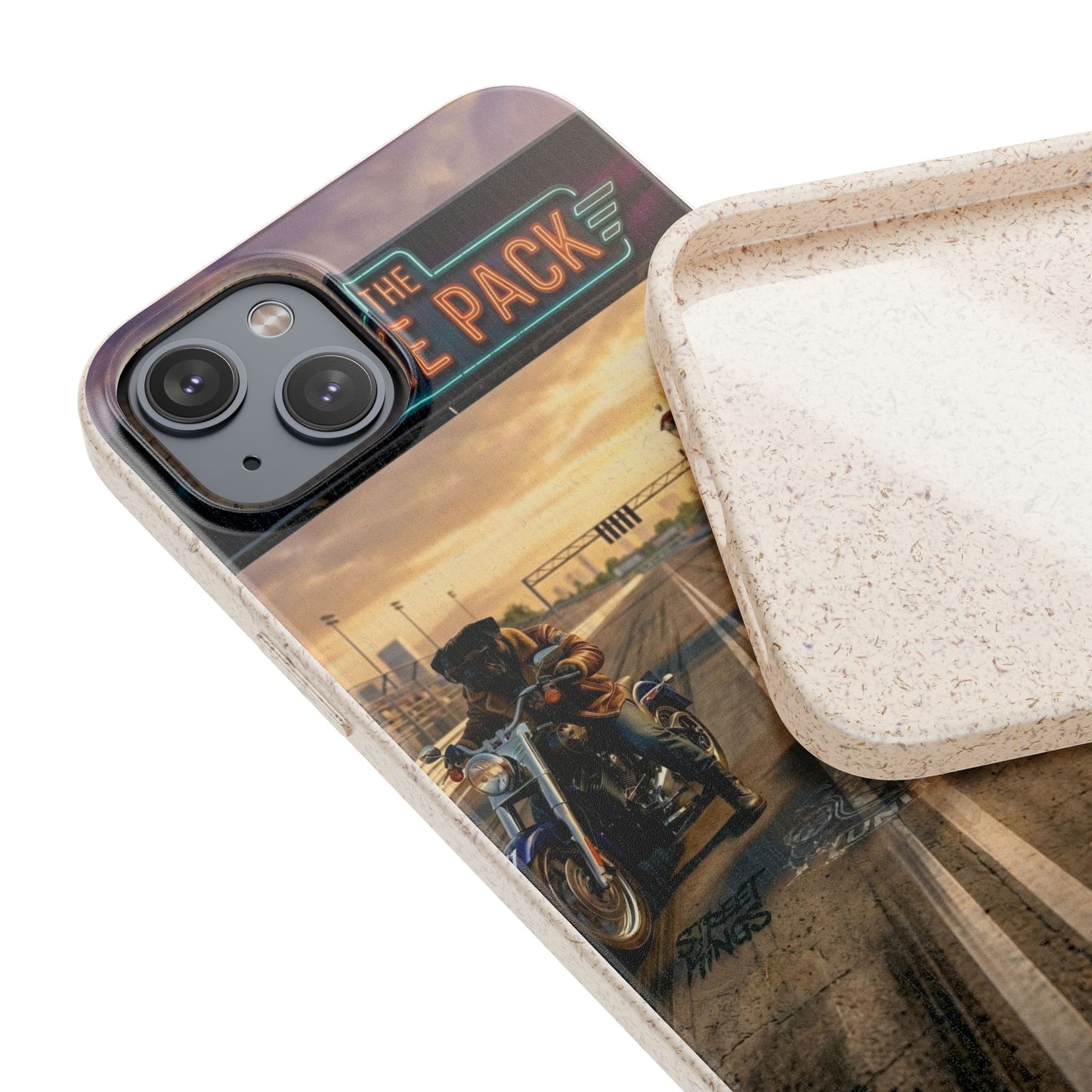 Motorcycle Road Trip Biodegradable Phone Case