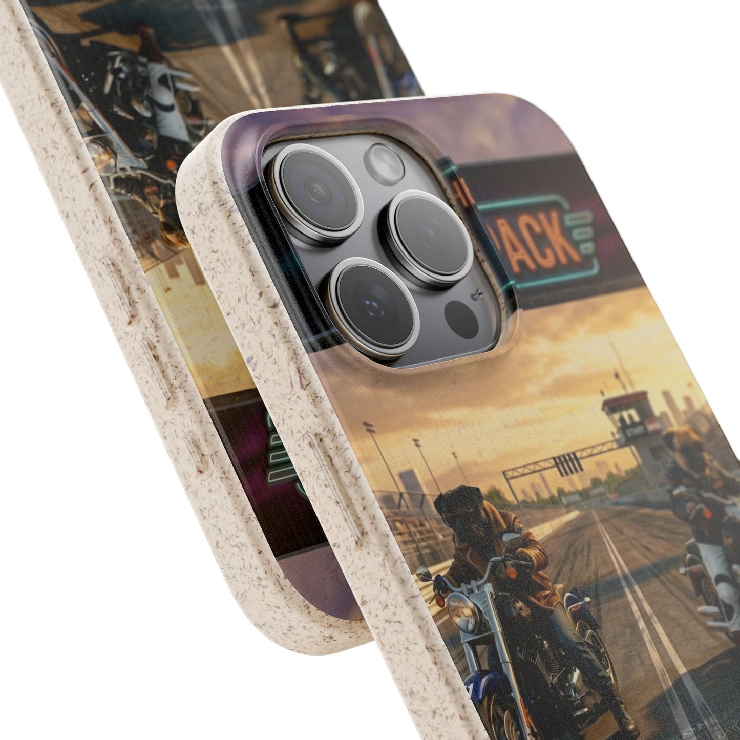 Motorcycle Road Trip Biodegradable Phone Case