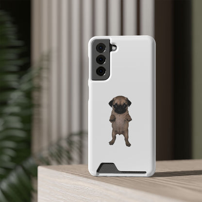 Pug Puppy Card-Holder Phone Case