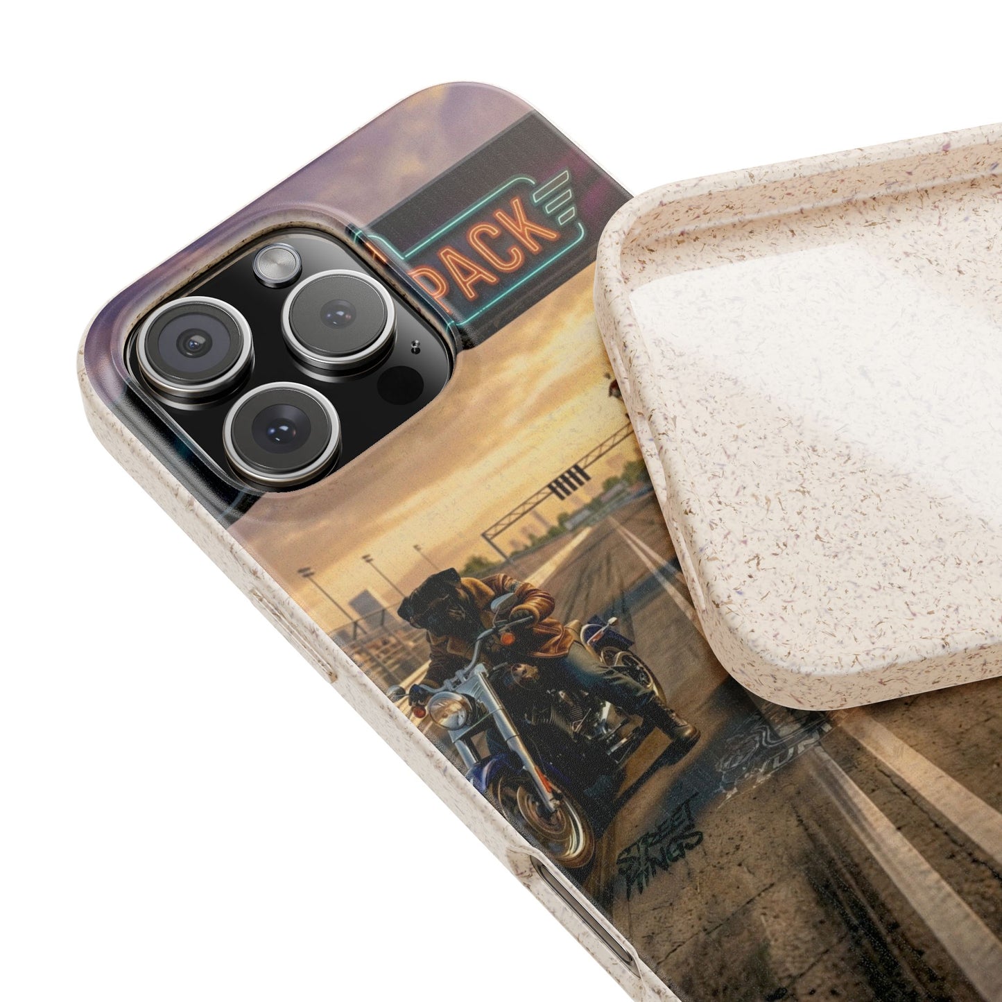 Motorcycle Road Trip Biodegradable Phone Case