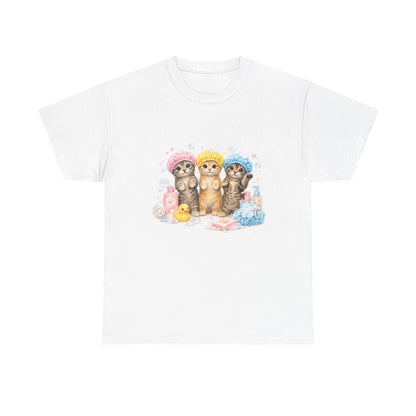 Cute Kittens Bath Time T-Shirt