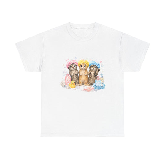 Cute Kittens Bath Time T-Shirt