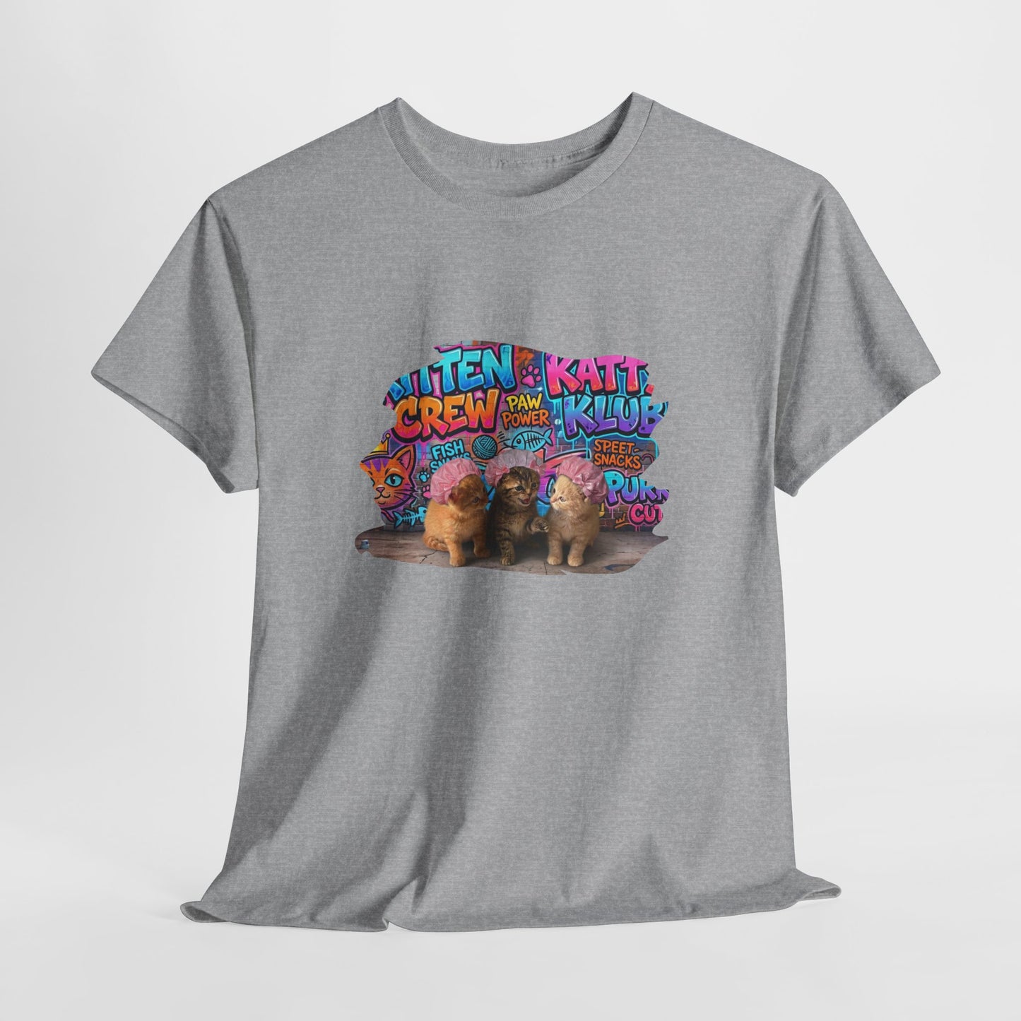 Kitten Crew Graphic Tee — Cute Kittens Cat Lover Shirt