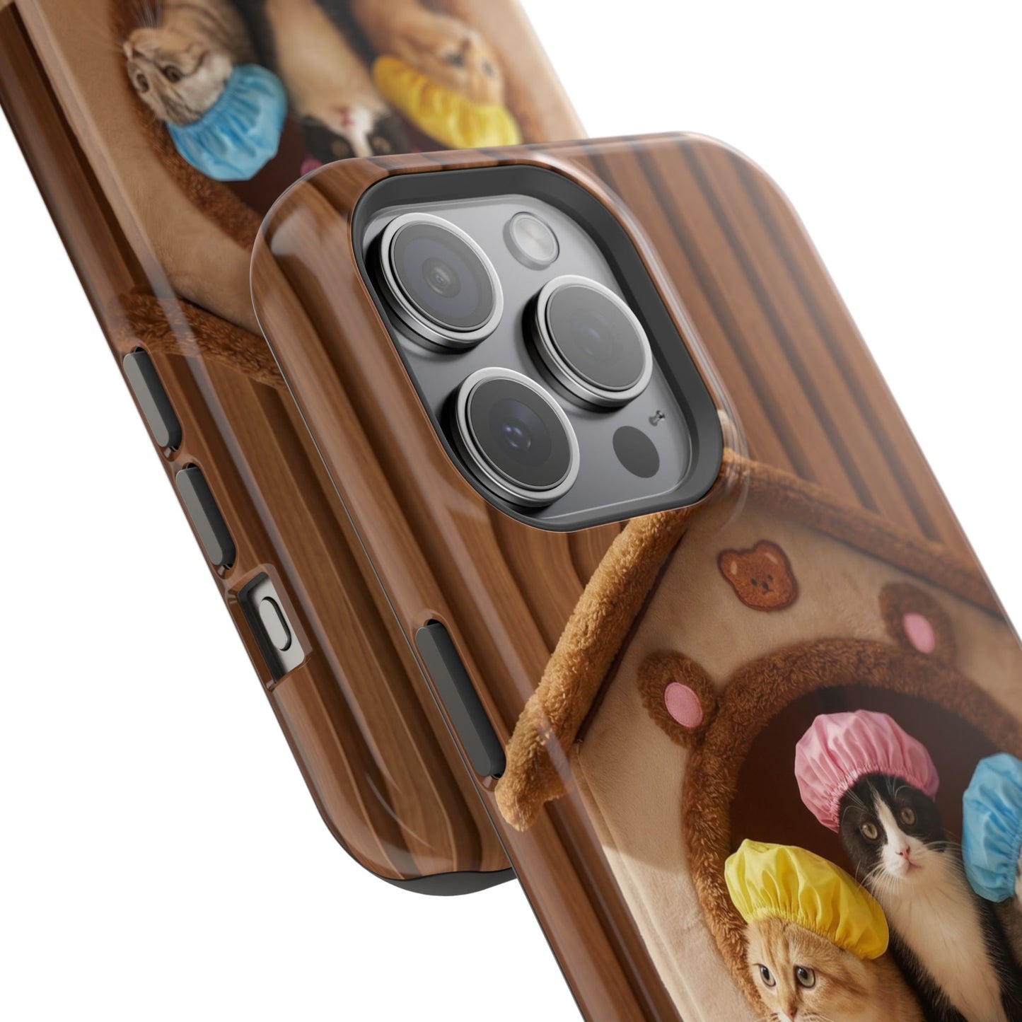 Cute Kittens in Cozy House Phone Case — Magnetic Impact-Resistant Case
