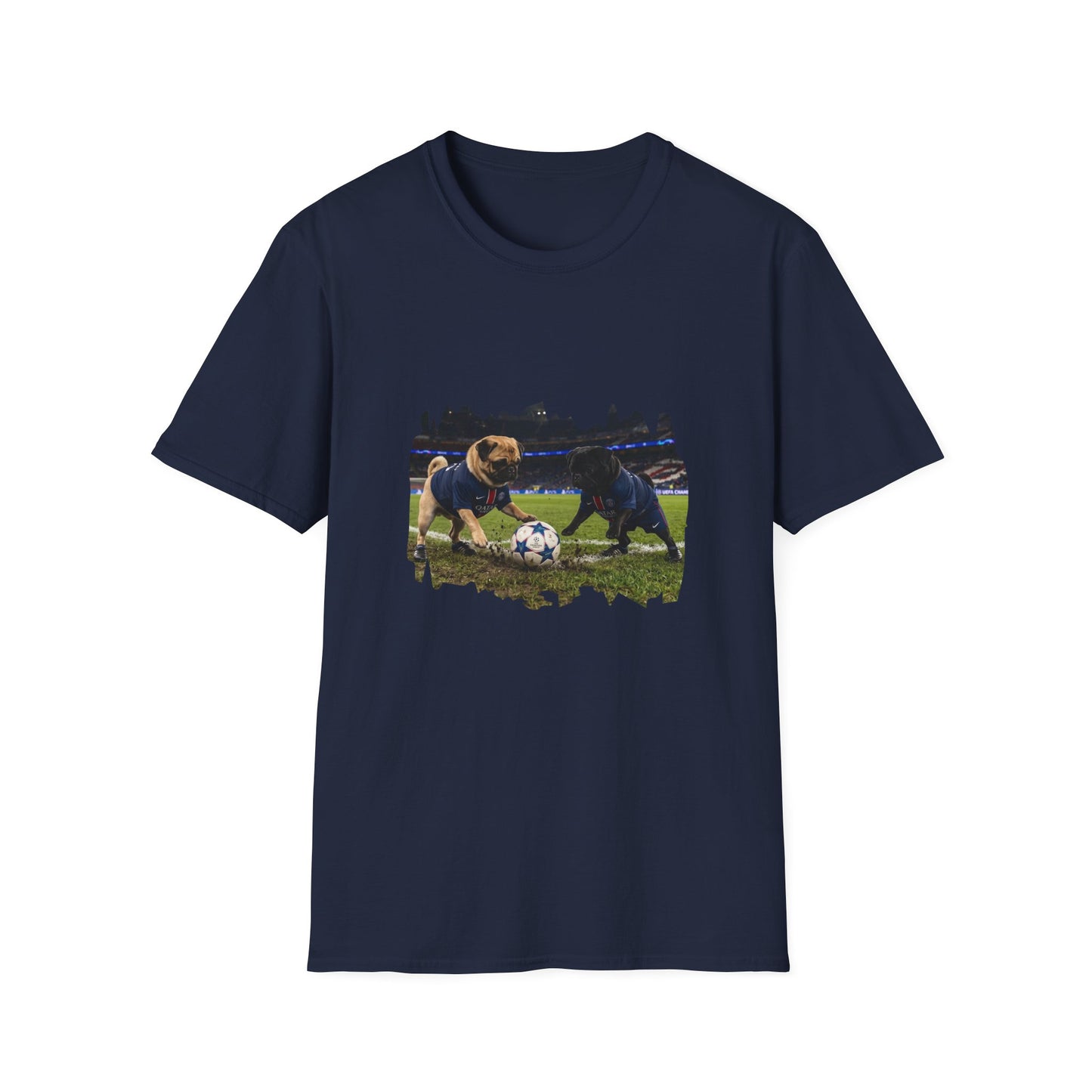 Soccer Puppies T-Shirt — Playful Puppy Soccer Match Tee