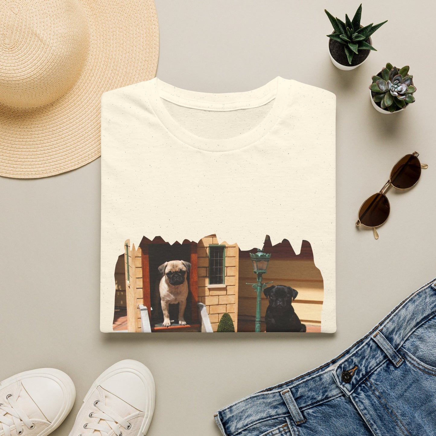Biscuit & Nugget T‑Shirt — Cute Pet Photo Tee for Dog Lovers