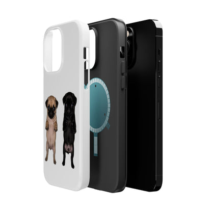 Pug Duo Magnetic Impact-Resistant Phone Case