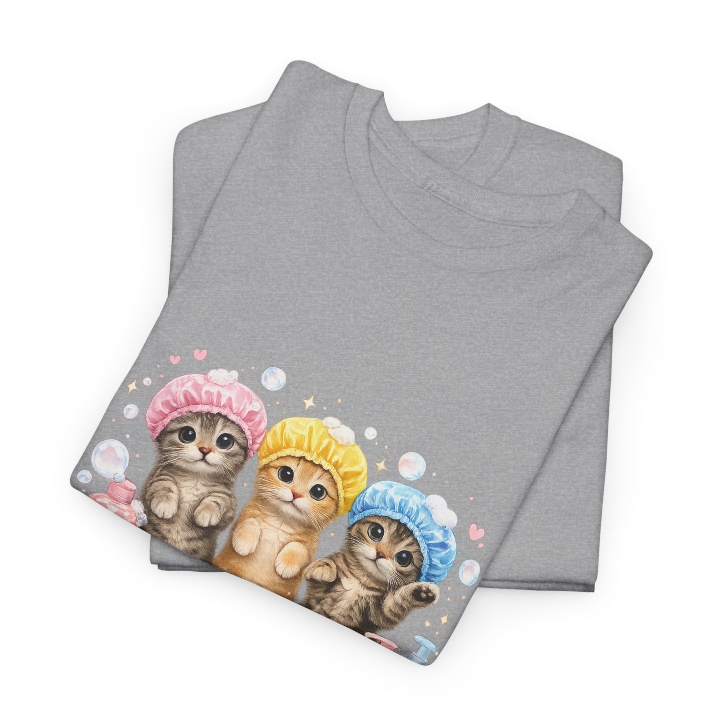 Cute Kittens Bath Time T-Shirt