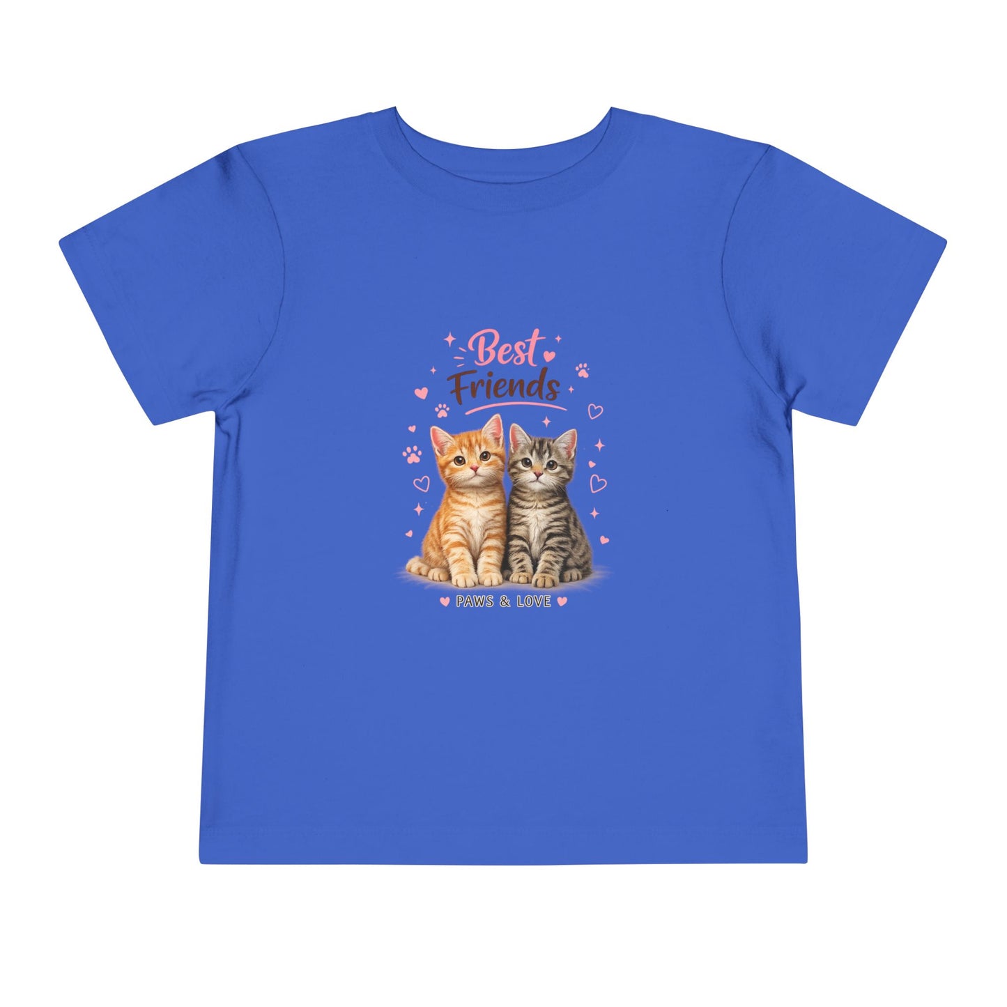 Best Friends Kitten Toddler Tee — Paws & Love Cute Cat Shirt