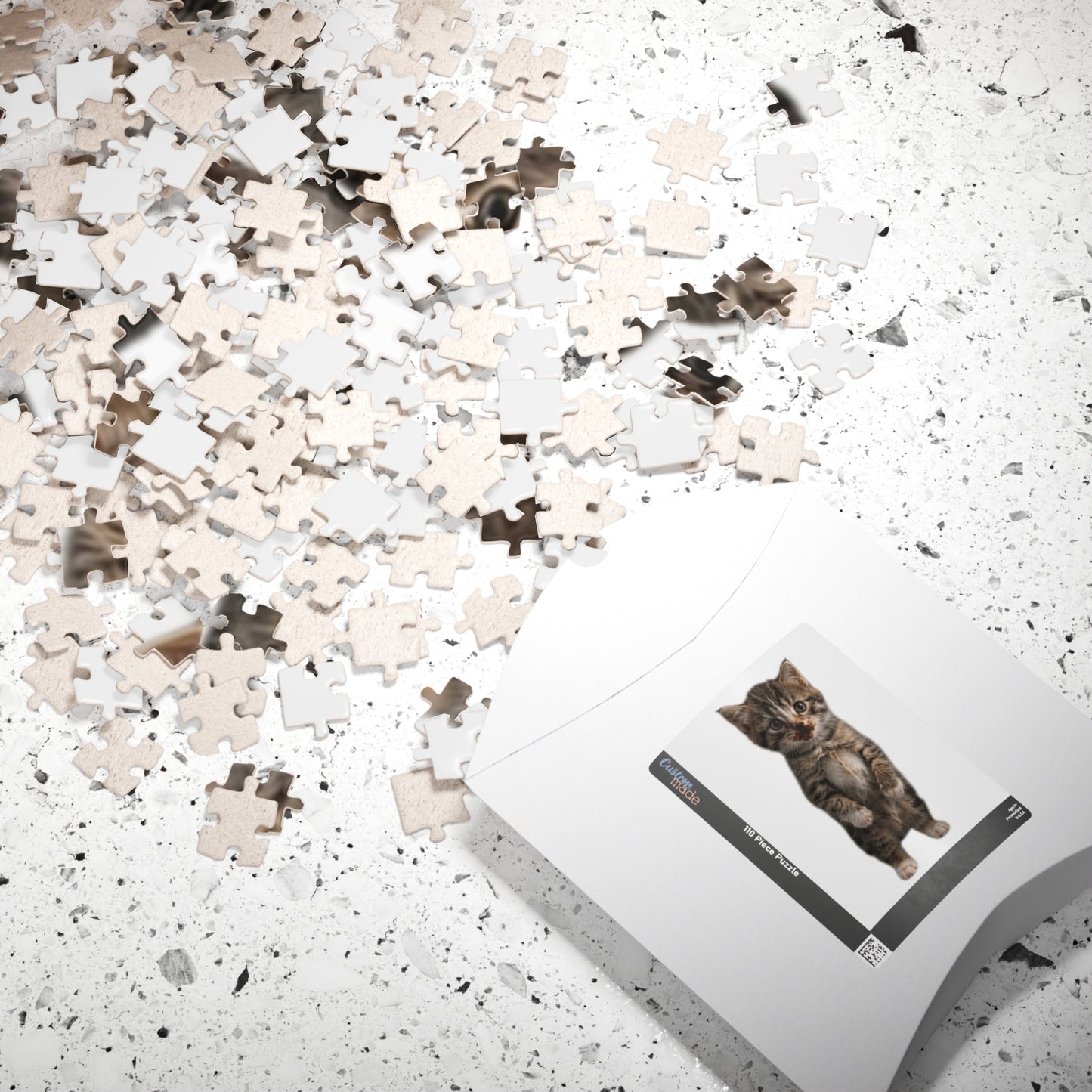 Cute Standing Tabby Kitten Jigsaw Puzzle