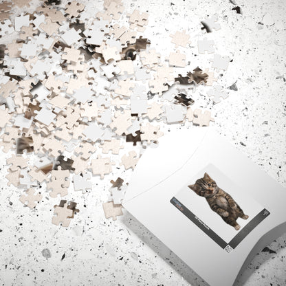 Cute Standing Tabby Kitten Jigsaw Puzzle