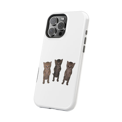 Cute Standing Kittens Magnetic Impact-Resistant Phone Case
