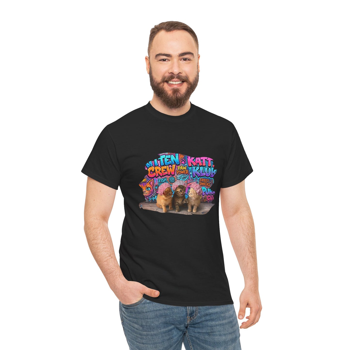 Kitten Crew Graphic Tee — Cute Kittens Cat Lover Shirt