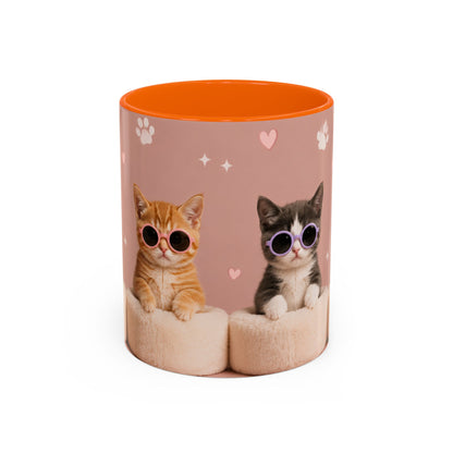 Cute Cat Lovers Coffee Mug - 11 & 15oz - Perfect Gift for Pet Owners