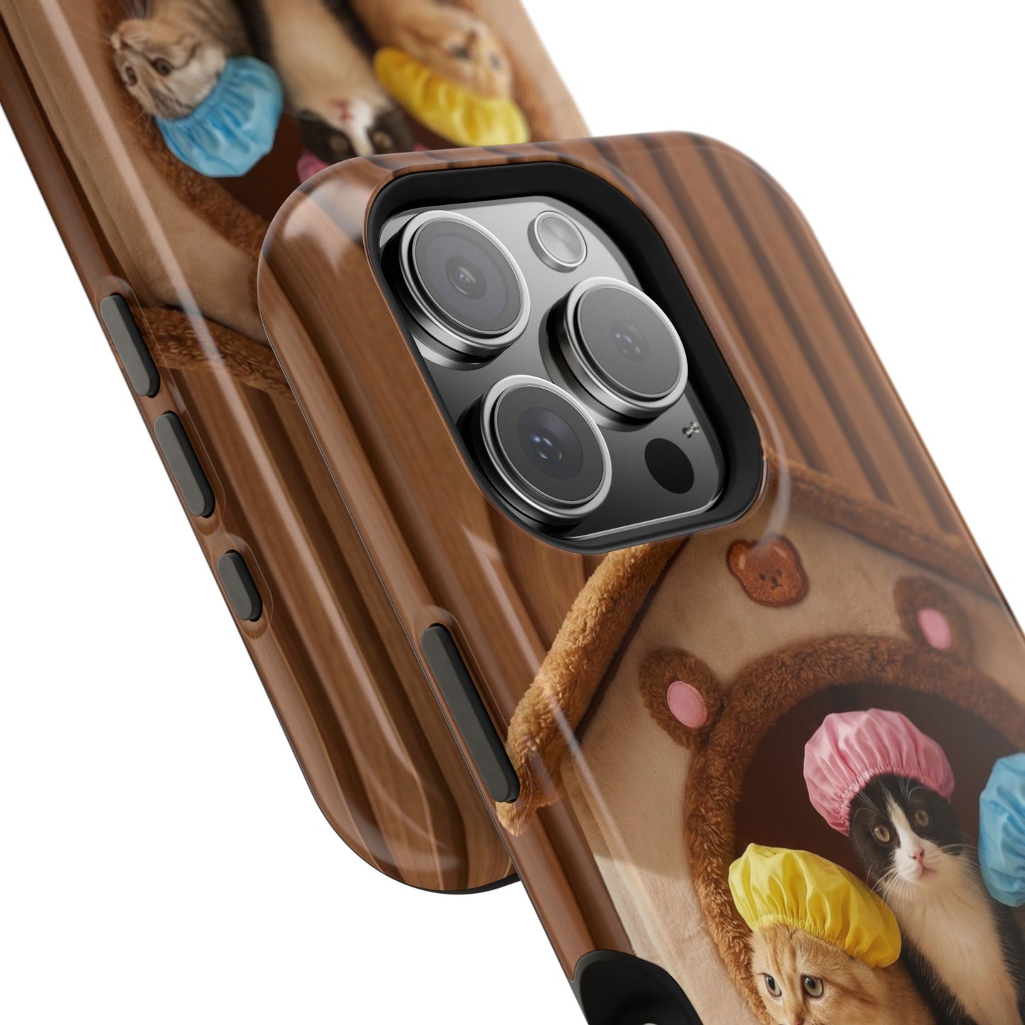Cute Kittens in Cozy House Phone Case — Magnetic Impact-Resistant Case
