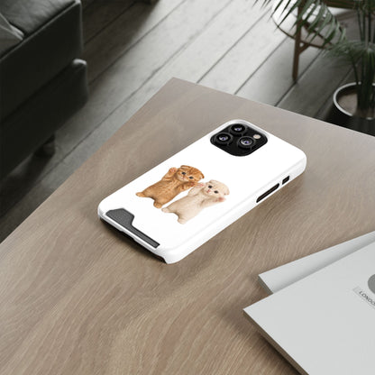 Cute Kittens Phone Case with Card Holder
