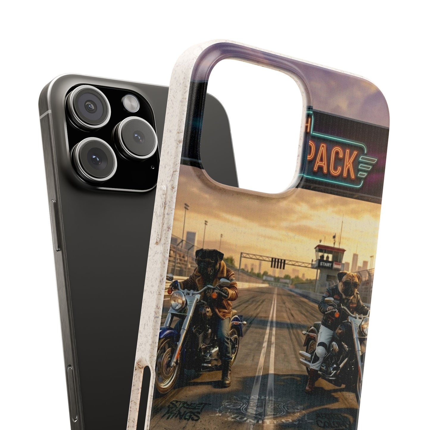 Motorcycle Road Trip Biodegradable Phone Case