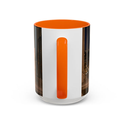 Paris Kittens Coffee Mug — Cute Cat Nightscape Accent Mug (11/15 oz)