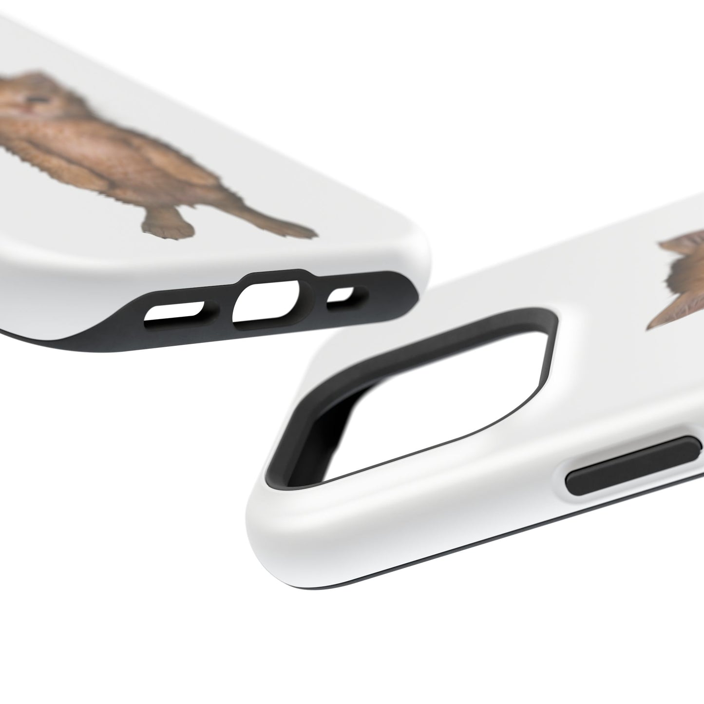 Cute Standing Kitten Magnetic Impact-Resistant Phone Case