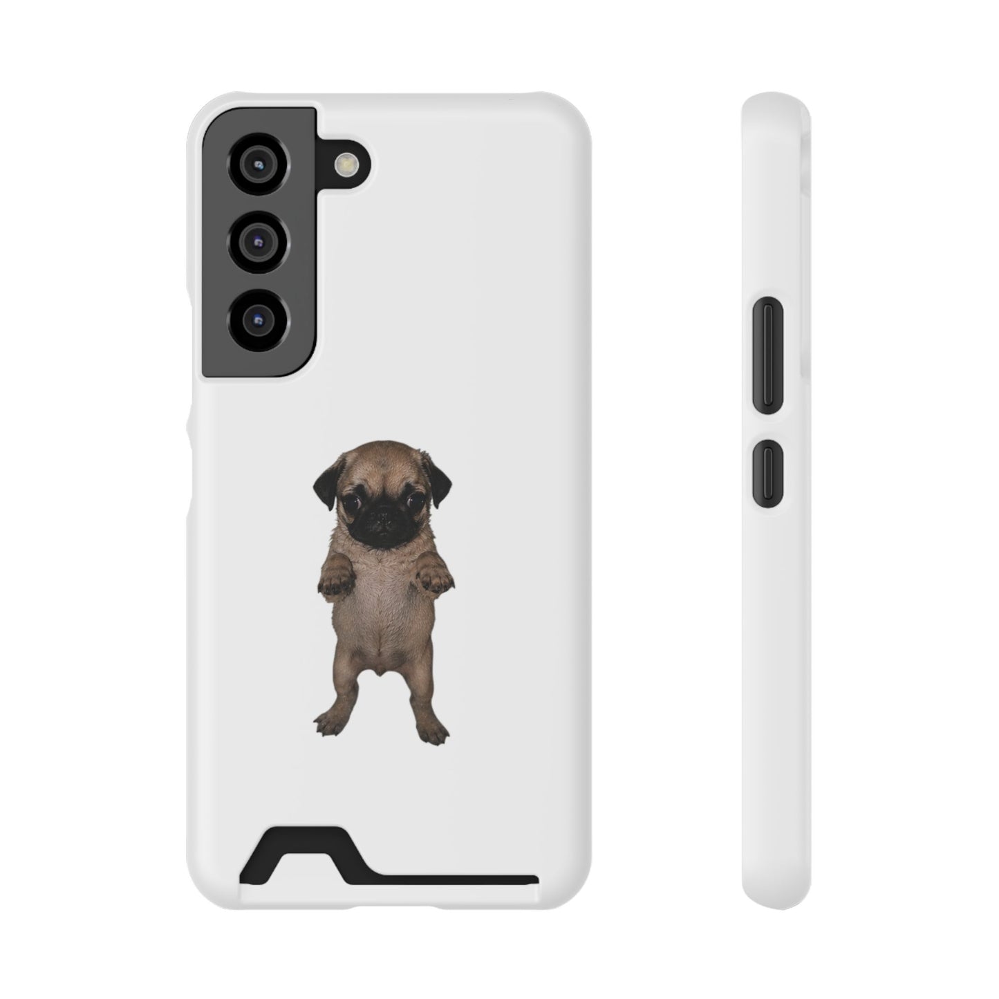 Pug Puppy Card-Holder Phone Case