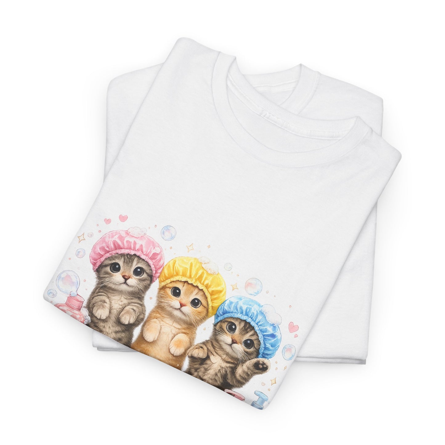 Cute Kittens Bath Time T-Shirt