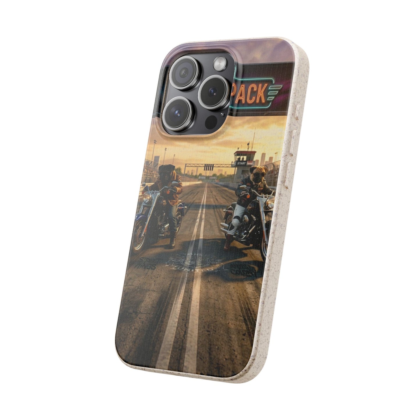 Motorcycle Road Trip Biodegradable Phone Case
