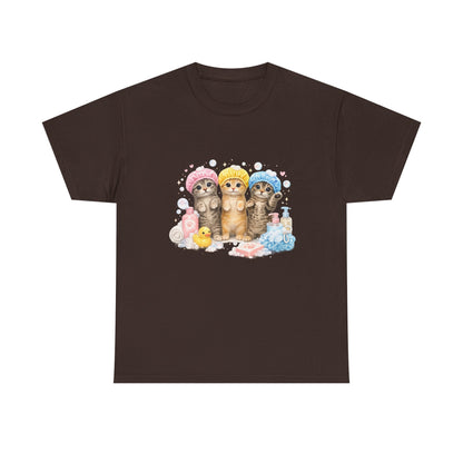 Cute Kittens Bath Time T-Shirt