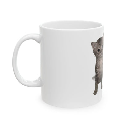 Cute Standing Kittens Ceramic Mug  (11oz or 15oz)