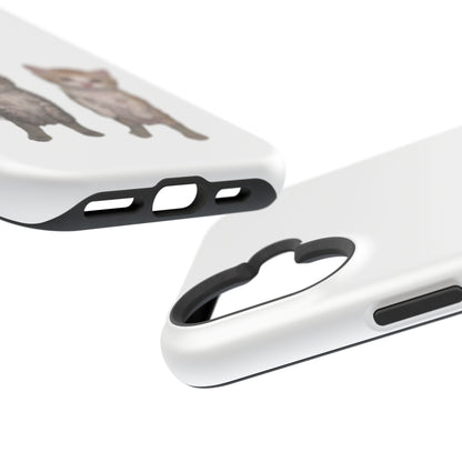 Duo Cute Kitten  Magnetic Impact-Resistant Phone Case