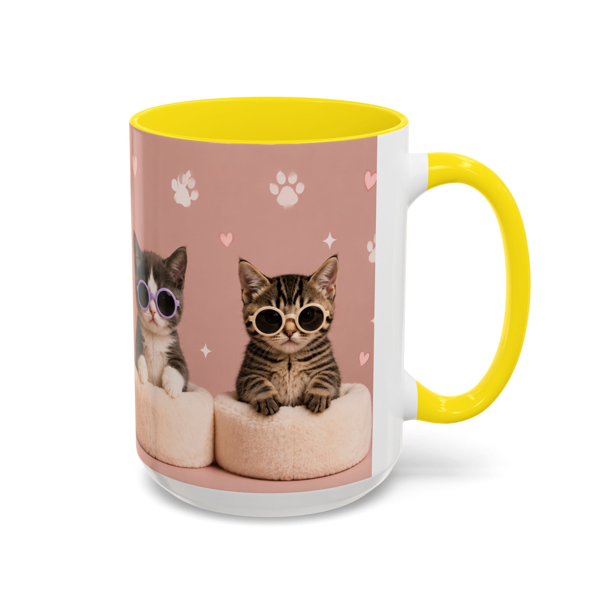 Cute Cat Lovers Coffee Mug - 11 & 15oz - Perfect Gift for Pet Owners