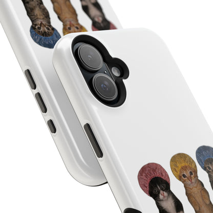 Cute Kittens in Bonnets  Magnetic Impact-Resistant Phone Case