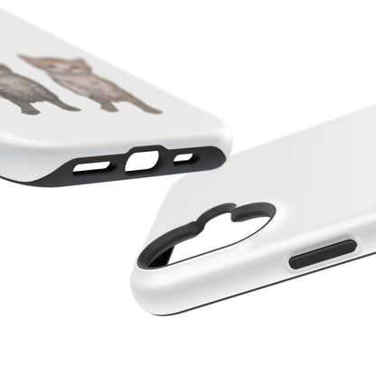 Duo Cute Kitten  Magnetic Impact-Resistant Phone Case