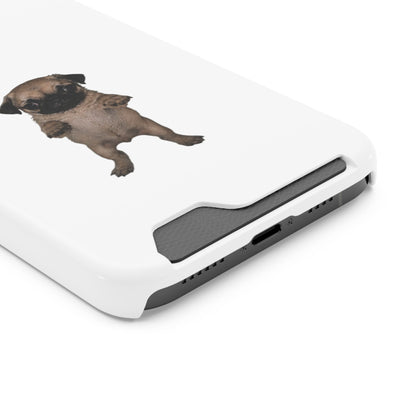 Pug Puppy Card-Holder Phone Case