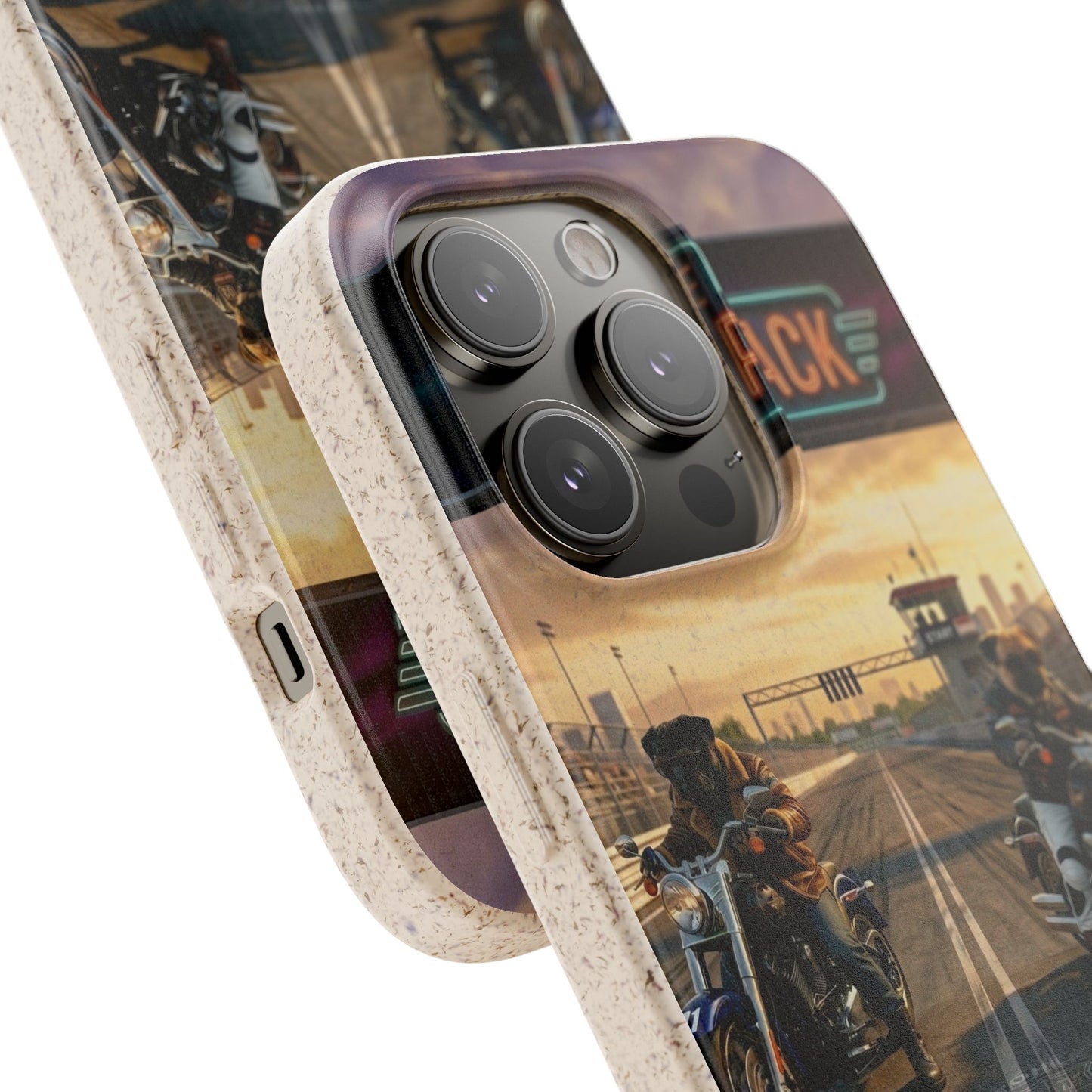 Motorcycle Road Trip Biodegradable Phone Case