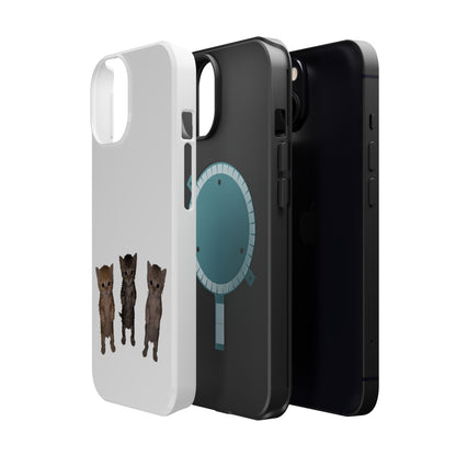 Cute Trio Kittens  Magnetic Impact-Resistant Phone Case