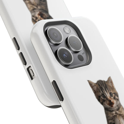 Cute Standing Kitten Magnetic Impact-Resistant Phone Case