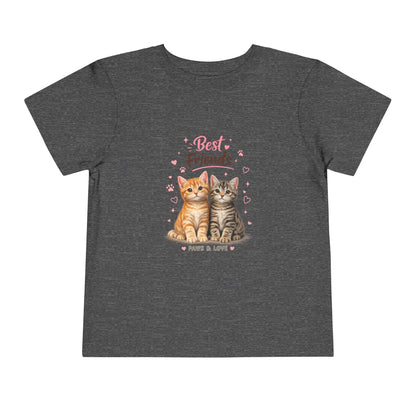 Best Friends Kitten Toddler Tee — Paws & Love Cute Cat Shirt