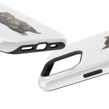 Cute Standing Kitten Magnetic Impact-Resistant Phone Case