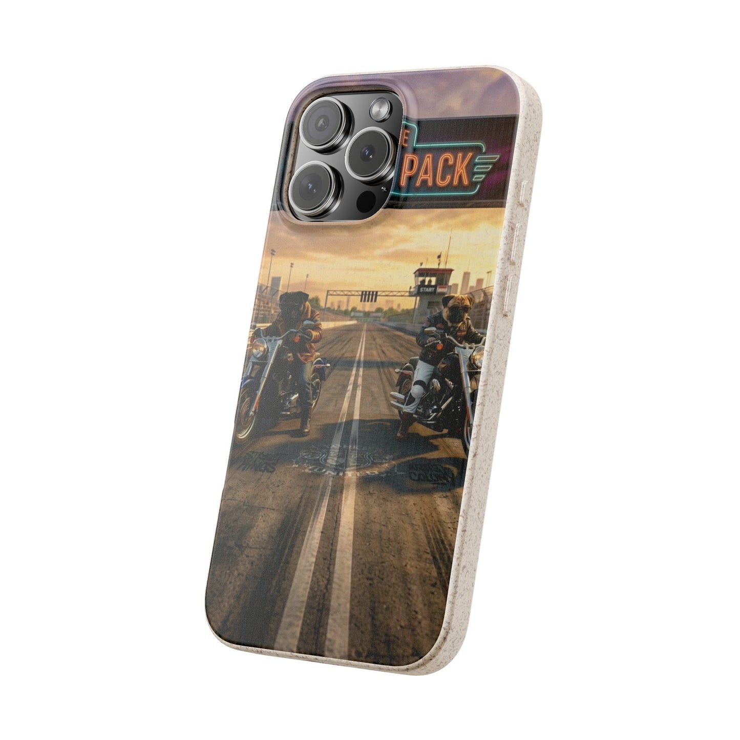 Motorcycle Road Trip Biodegradable Phone Case