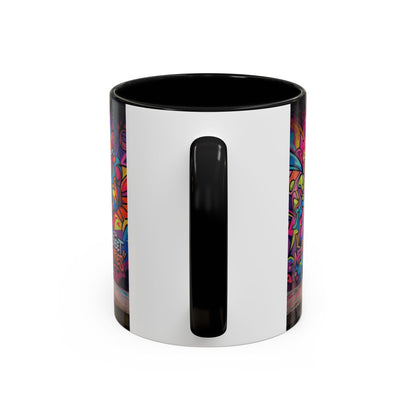 Street Kitties Graffiti Coffee Mug — Colorful Cat Art Accent Mug (11/15oz)