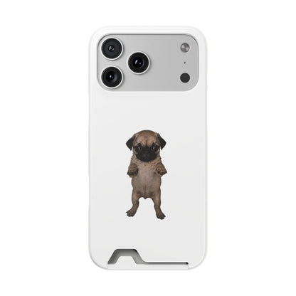 Pug Puppy Card-Holder Phone Case