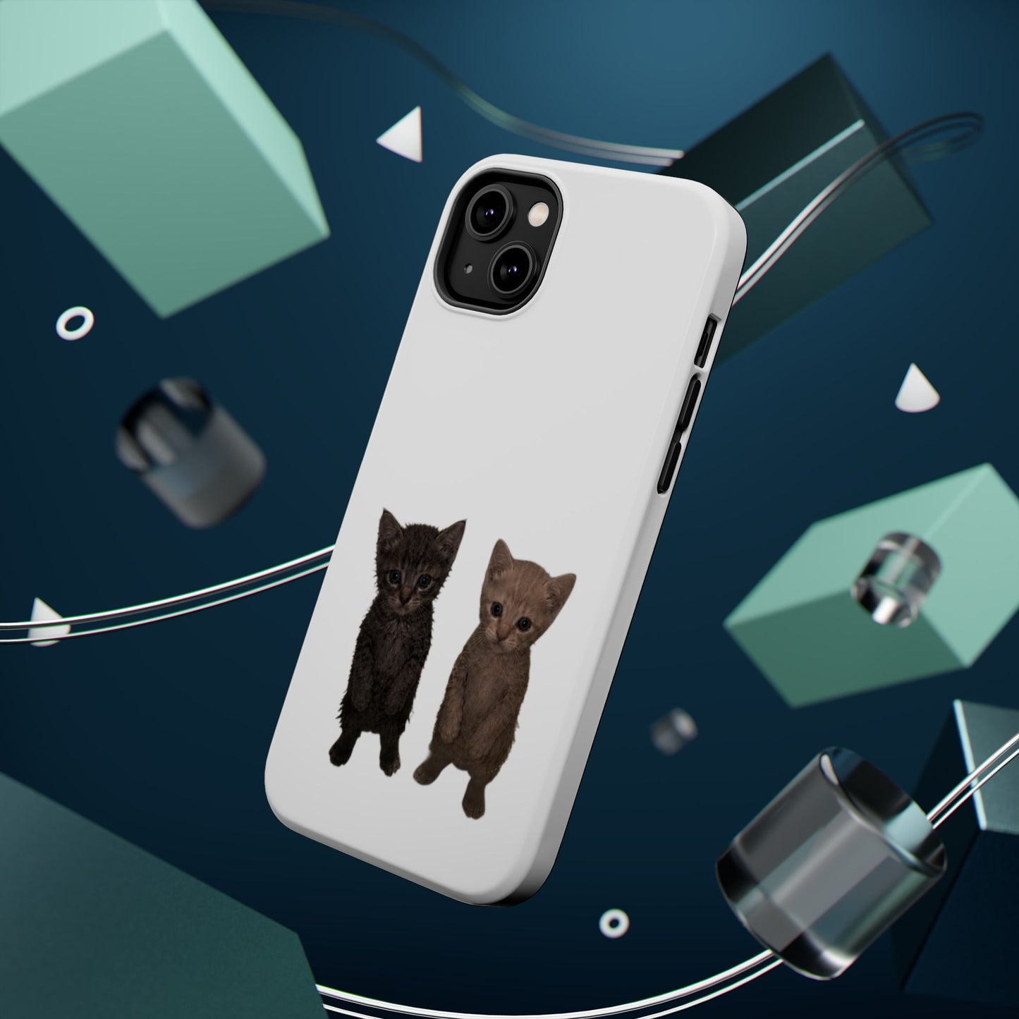 Cute Kittens Magnetic Impact-Resistant Phone Case