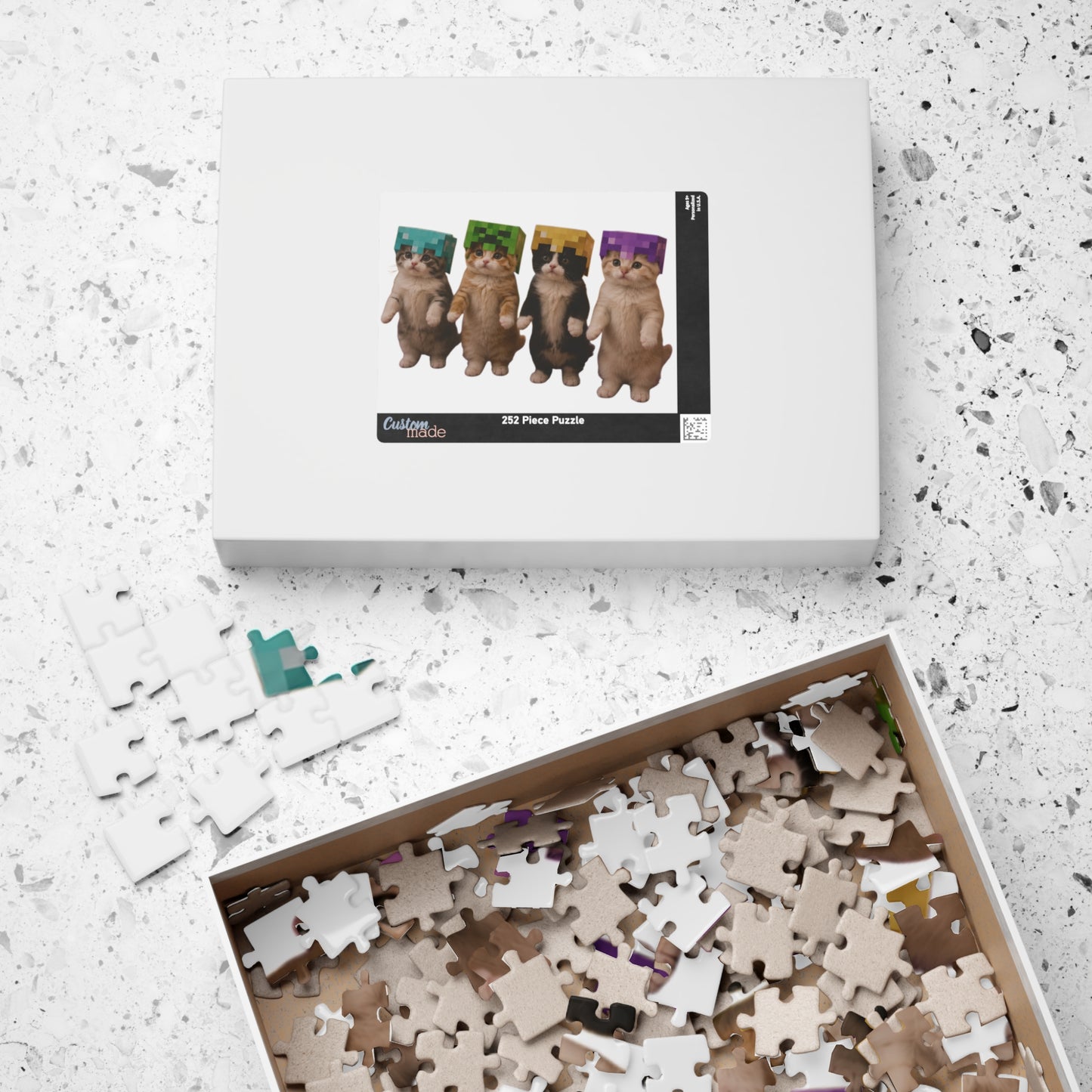 Dancing Kittens Minecraft Helmet Puzzle