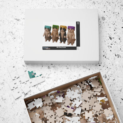 Dancing Kittens Minecraft Helmet Puzzle