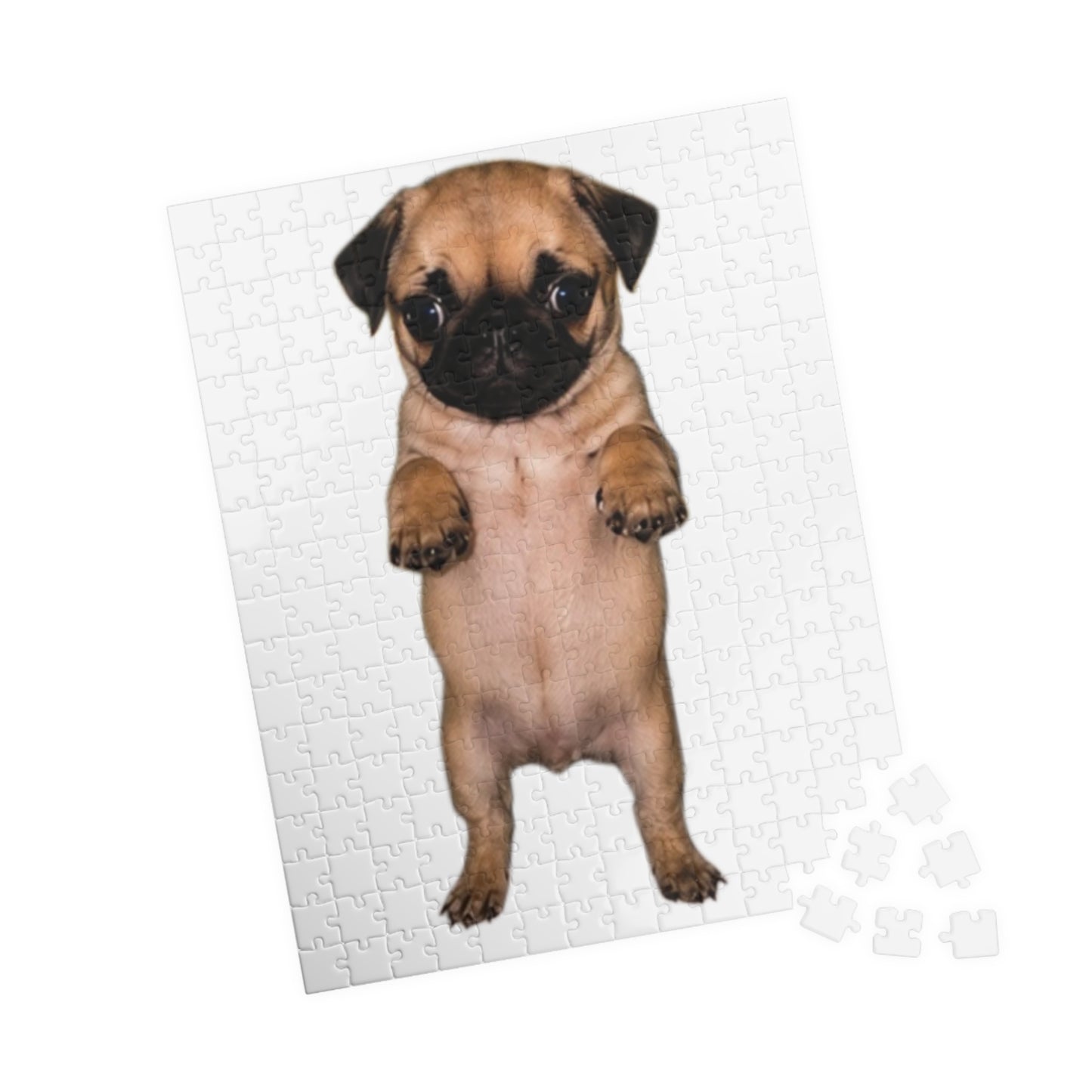 Cute Standing Pug Puppy Jigsaw Puzzle