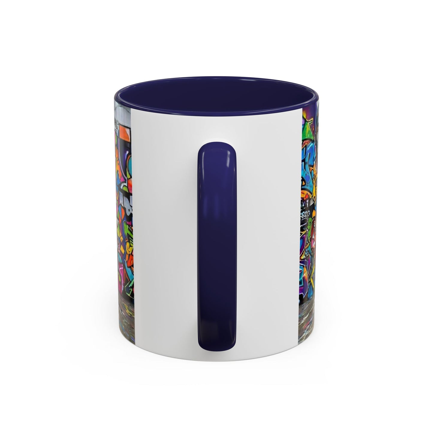 Graffiti Pets Coffee Mug — Colorful Street Art Dog & Cat Accent Mug (11/15oz)